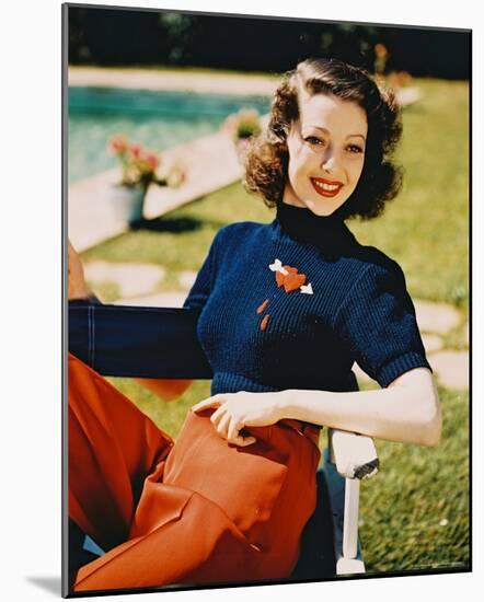 Loretta Young-null-Mounted Photo