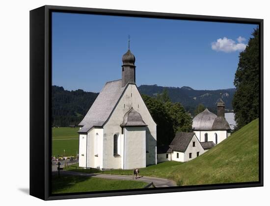 Loretto Chapels, Oberstdorf, Allgau, Bavaria, Germany, Europe-Hans Peter Merten-Framed Stretched Canvas