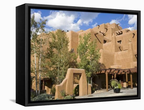 Loretto Inn in Santa Fe, New Mexico, United States of America, North America-Richard Cummins-Framed Stretched Canvas