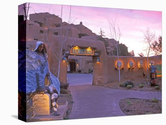 Loretto Inn, Santa Fe, New Mexico, USA-Rob Tilley-Stretched Canvas