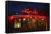 Lori's Diner at Night, San Francisco, California-Anna Miller-Framed Stretched Canvas