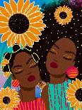Sunflower Women-Lorintheory-Mounted Art Print