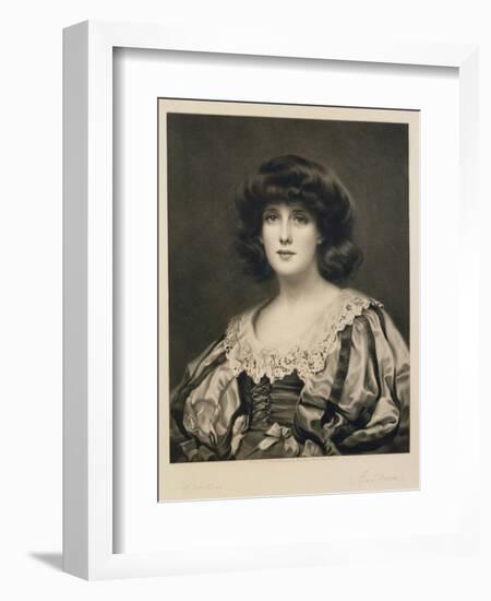 Lorna Doone, Engraved by Fred Miller (Fl.1886-1915) Pub. by Robert Dunthorne, 1892 (Mezzotint)-William Clarke Wontner-Framed Premium Giclee Print