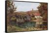 Lorna Doone Farm, Malmsmead-Alfred Robert Quinton-Framed Stretched Canvas