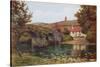 Lorna Doone Farm, Malmsmead-Alfred Robert Quinton-Stretched Canvas