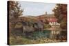 Lorna Doone Farm, Malmsmead-Alfred Robert Quinton-Stretched Canvas