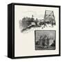 Lorne Bridge, Brantford (Top), Collegiate Institute, Brantford (Bottom), Canada, Nineteenth Century-null-Framed Stretched Canvas