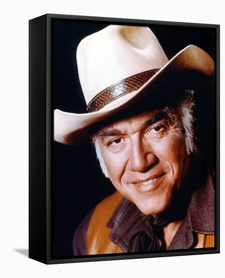 Lorne Greene - Bonanza-null-Framed Stretched Canvas