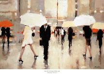 Parting on a Paris Street-Lorraine Christie-Art Print