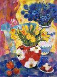 Redvase of Yellow Tulips-Lorraine Platt-Giclee Print