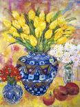 Tiger Lilies and Irises-Lorraine Platt-Mounted Giclee Print