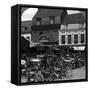 Lorries and Motorcycles of the Indian Army Corps, Merville, France, World War I, 1914-1918-null-Framed Stretched Canvas