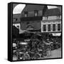 Lorries and Motorcycles of the Indian Army Corps, Merville, France, World War I, 1914-1918-null-Framed Stretched Canvas