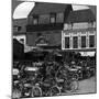 Lorries and Motorcycles of the Indian Army Corps, Merville, France, World War I, 1914-1918-null-Mounted Photographic Print