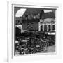 Lorries and Motorcycles of the Indian Army Corps, Merville, France, World War I, 1914-1918-null-Framed Photographic Print