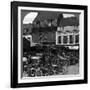 Lorries and Motorcycles of the Indian Army Corps, Merville, France, World War I, 1914-1918-null-Framed Photographic Print