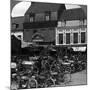 Lorries and Motorcycles of the Indian Army Corps, Merville, France, World War I, 1914-1918-null-Mounted Photographic Print