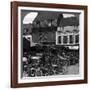 Lorries and Motorcycles of the Indian Army Corps, Merville, France, World War I, 1914-1918-null-Framed Photographic Print