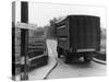 Lorry Going over Bridge-null-Stretched Canvas