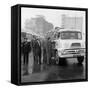 Lorry in Front of the New Spillers Animal Food Mill, Gainsborough, Lincolnshire, 1960-Michael Walters-Framed Stretched Canvas