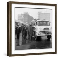 Lorry in Front of the New Spillers Animal Food Mill, Gainsborough, Lincolnshire, 1960-Michael Walters-Framed Photographic Print