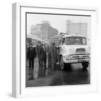 Lorry in Front of the New Spillers Animal Food Mill, Gainsborough, Lincolnshire, 1960-Michael Walters-Framed Photographic Print