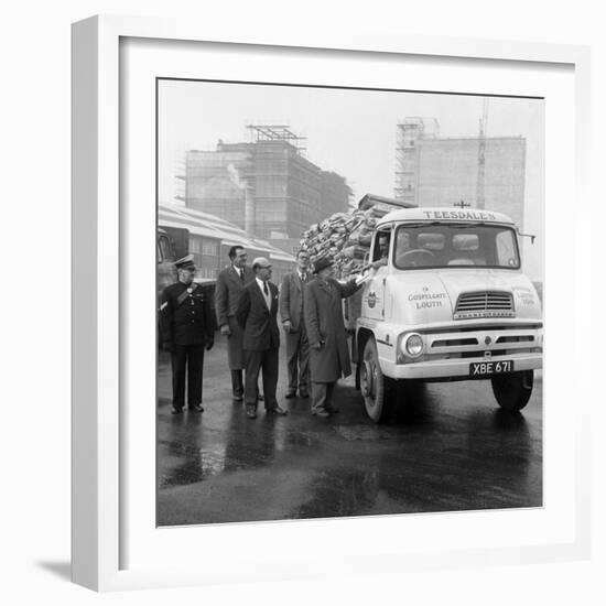 Lorry in Front of the New Spillers Animal Food Mill, Gainsborough, Lincolnshire, 1960-Michael Walters-Framed Photographic Print