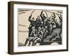 'Lorry-Jumpers', 1919-CRW Nevinson-Framed Giclee Print