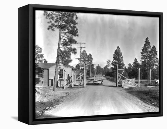 Los Alamos Checkpoint-null-Framed Stretched Canvas