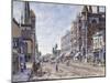 Los Angeles, 2Nd & Broadway-Stanton Manolakas-Mounted Giclee Print