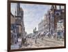 Los Angeles, 2Nd & Broadway-Stanton Manolakas-Framed Giclee Print