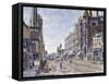 Los Angeles, 2Nd & Broadway-Stanton Manolakas-Framed Stretched Canvas