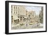 Los Angeles, 3Rd & Spring-Stanton Manolakas-Framed Giclee Print