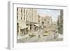 Los Angeles, 3Rd & Spring-Stanton Manolakas-Framed Giclee Print