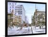 Los Angeles: 5Th And Hill-Stanton Manolakas-Framed Giclee Print