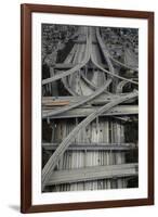 Los Angeles, Aerial of Judge Harry Pregerson Interchange and Highway-David Wall-Framed Photographic Print