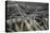 Los Angeles, Aerial of Judge Harry Pregerson Interchange and Highway-David Wall-Stretched Canvas