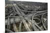 Los Angeles, Aerial of Judge Harry Pregerson Interchange and Highway-David Wall-Mounted Photographic Print