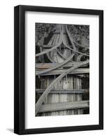 Los Angeles, Aerial of Judge Harry Pregerson Interchange and Highway-David Wall-Framed Photographic Print