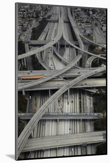 Los Angeles, Aerial of Judge Harry Pregerson Interchange and Highway-David Wall-Mounted Photographic Print