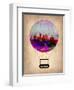 Los Angeles Air Balloon 2-NaxArt-Framed Art Print