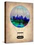 Los Angeles Air Balloon-NaxArt-Stretched Canvas