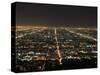 Los Angeles at Night, Los Angeles, California, United States of America, North America-Wendy Connett-Stretched Canvas