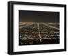 Los Angeles at Night, Los Angeles, California, United States of America, North America-Wendy Connett-Framed Photographic Print