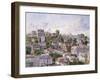 Los Angeles, Bunker Hill From Congretional Church Ca. 1898-Stanton Manolakas-Framed Giclee Print