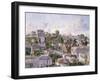 Los Angeles, Bunker Hill From Congretional Church Ca. 1898-Stanton Manolakas-Framed Giclee Print