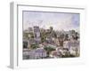 Los Angeles, Bunker Hill From Congretional Church Ca. 1898-Stanton Manolakas-Framed Giclee Print