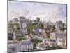 Los Angeles, Bunker Hill From Congretional Church Ca. 1898-Stanton Manolakas-Mounted Giclee Print