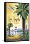 Los Angeles by Clipper-Kerne Erickson-Framed Stretched Canvas