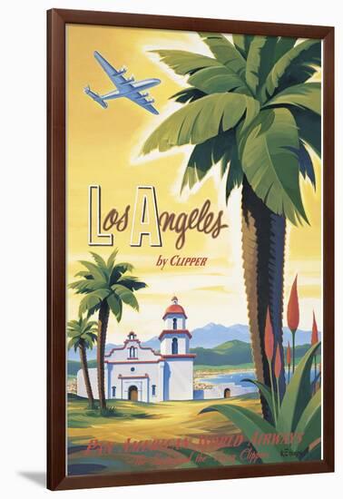 Los Angeles by Clipper-Kerne Erickson-Framed Giclee Print